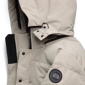 Canada Goose Beige Hooded Jacket